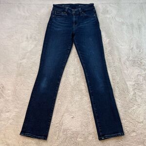 AG Adriano Goldschmied Jeans Womens Size 25R Mari High Rise Slim Straight Dark